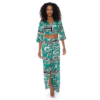 BLUSA CROPPED DE MANGA 3/4 EM PLANO VISCOSE DOCE TRAMA (G) - Image 4