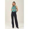 BLUSA REGATA EM PLANO VISCOSE DOCE TRAMA (M)